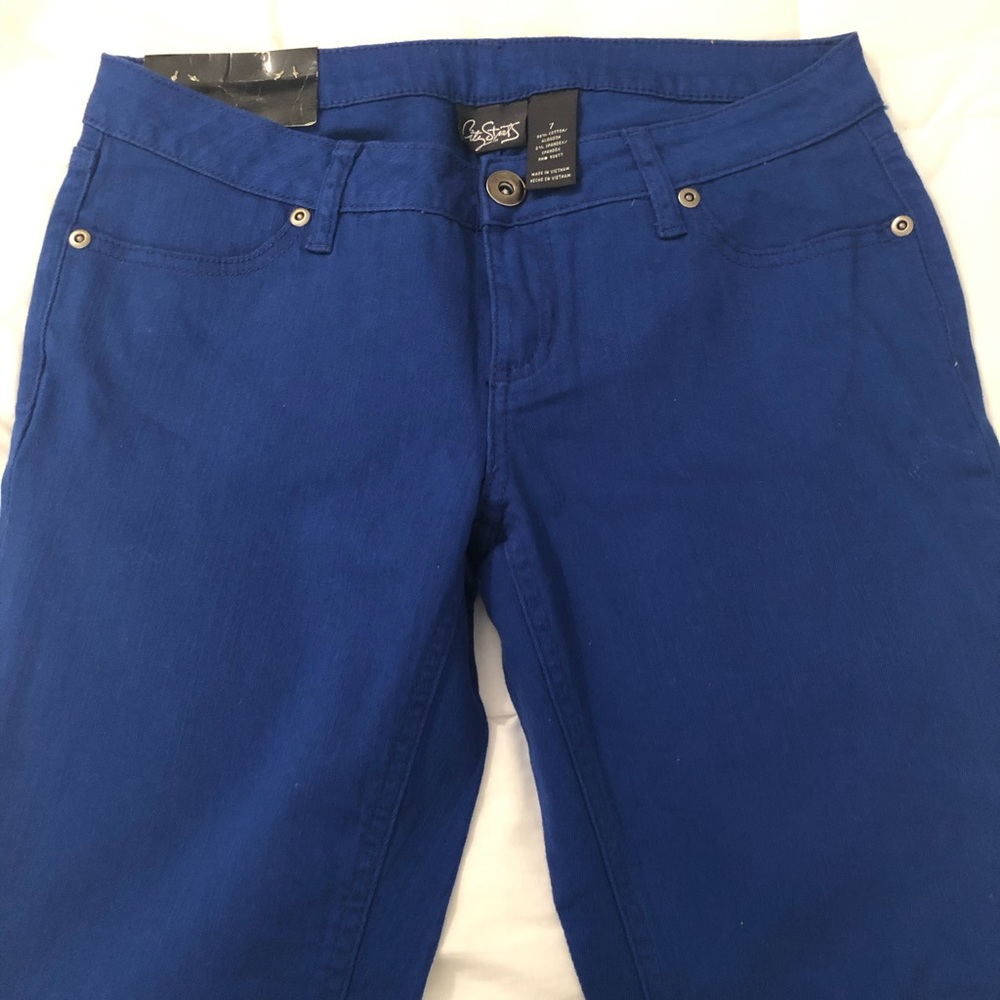 New skinny leg jeans by City Streets.